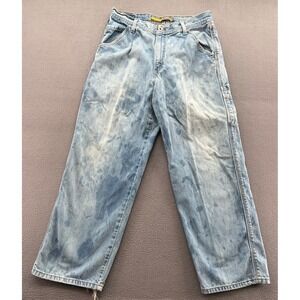 Vintage Levis Jeans Mens 33x30 SilverTab Carpenter Blue Distressed Loose Fit